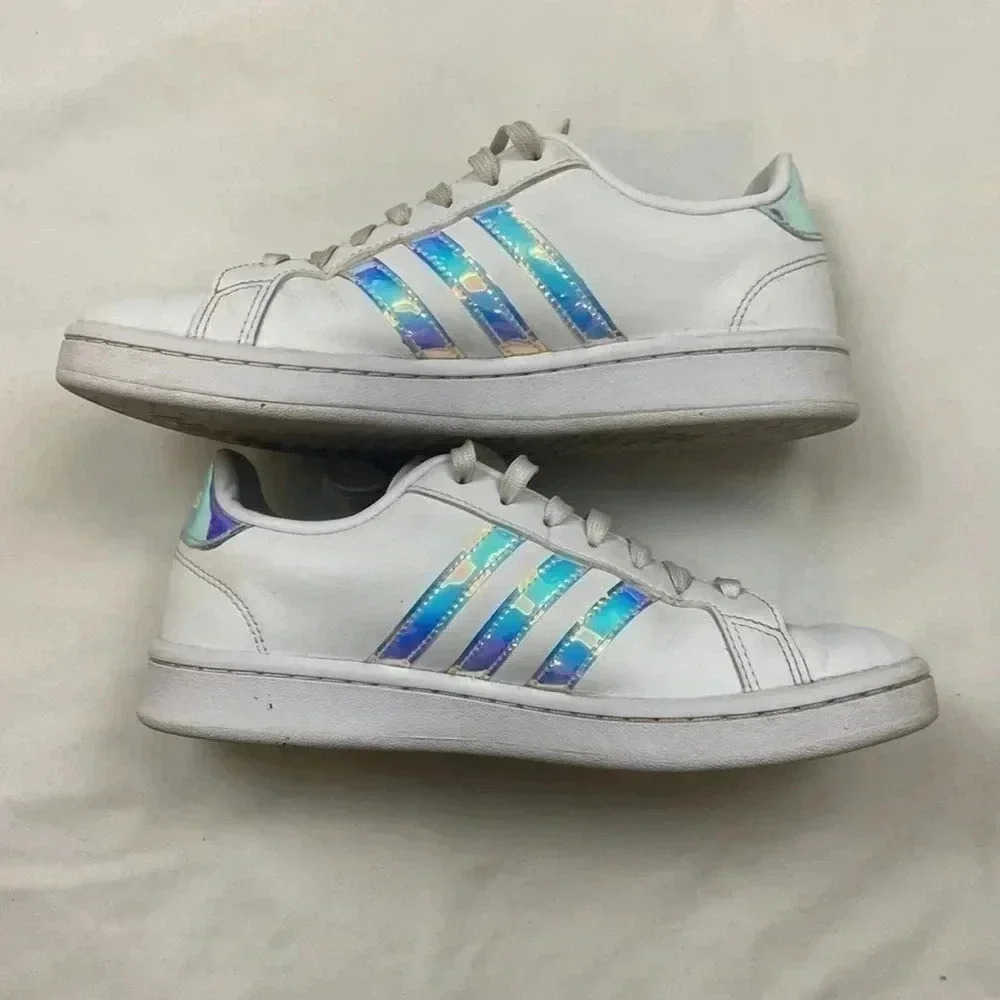Adidas grand court holographic sneakers - Picture 3 of 12